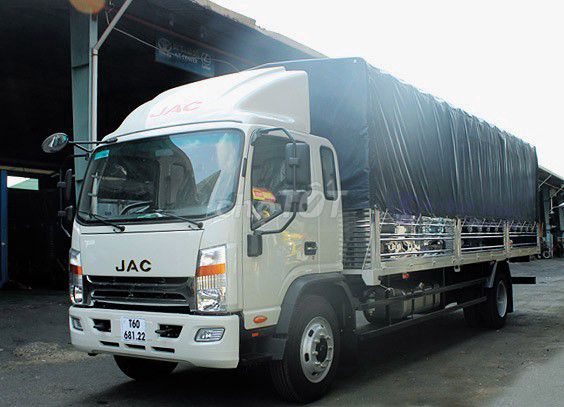 JAC N800 , 8 tấn ,mui bạt,thùng 7m6-2