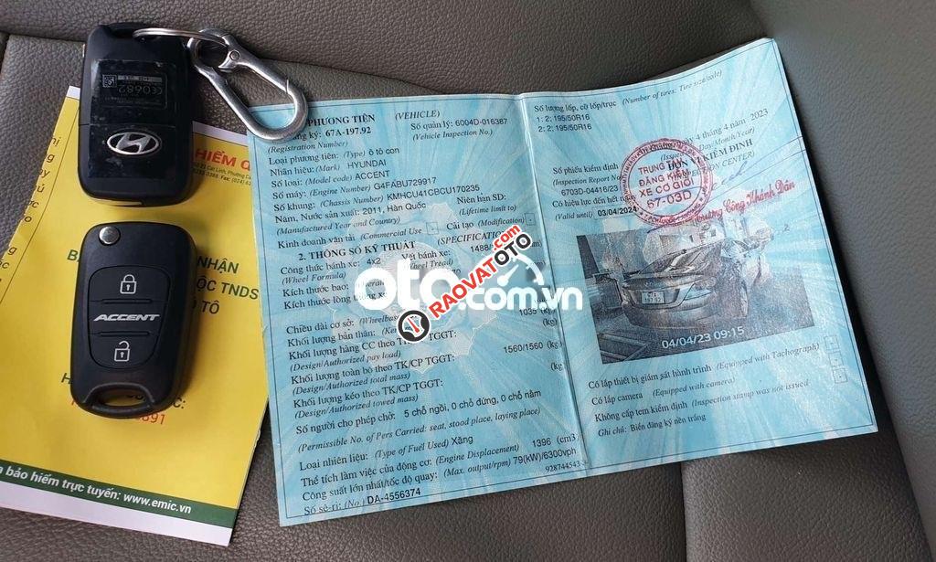 HyunhDai Accet tự động 2011 xe nhập hàn quốc-8