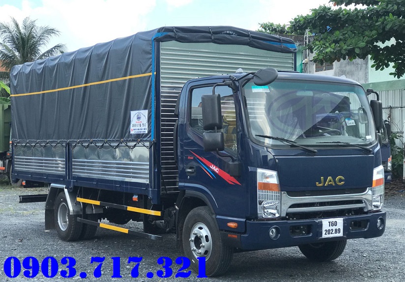 Bán xe tải Jac N500 5 tấn thùng bạt dài 5m2 động cơ Đức bảo hành 5 năm-0