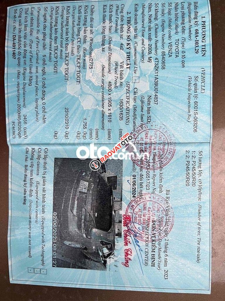 cần bán toyota Venza 3.5 nhập Mỹ full option 2010-5