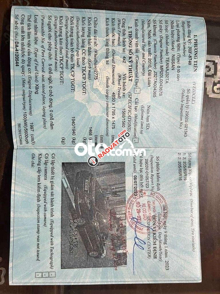 Teanna 31F, 1 CHỦ từ đầu, Cam kết xe đẹp, zin-3