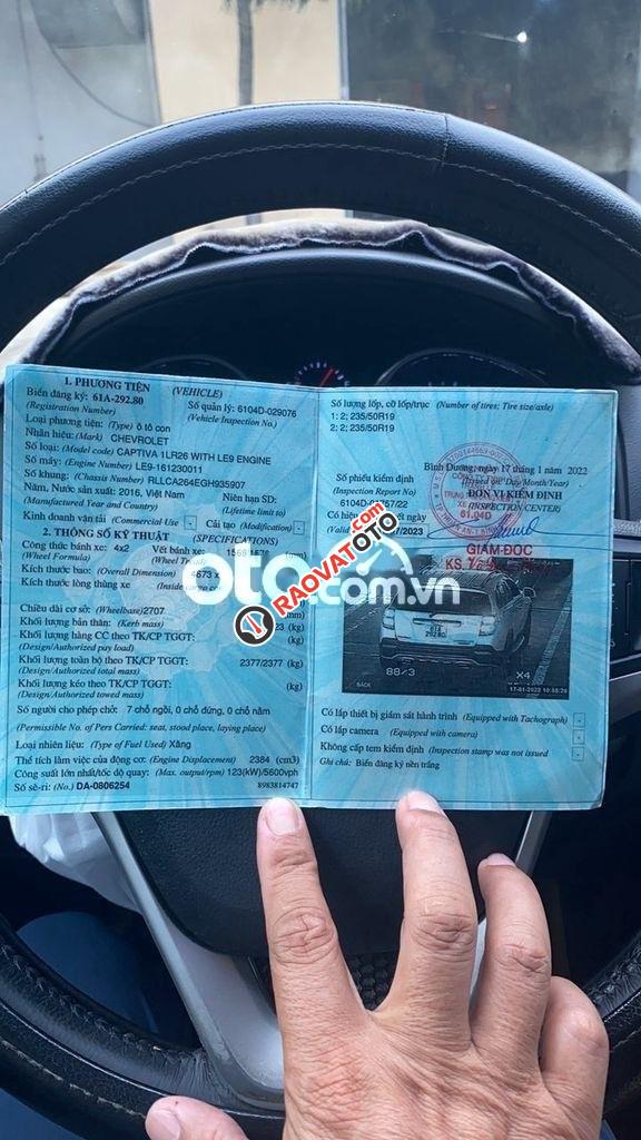 Chevrolet Captiva LTZ sản xuất 2016 động cơ 2.4AT-6