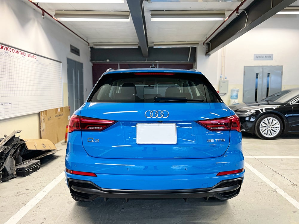 Bán Audi Q3 2023 bản S-line mới 100% màu Xanh Turbo đậm chất thể thao và nổi bật-6