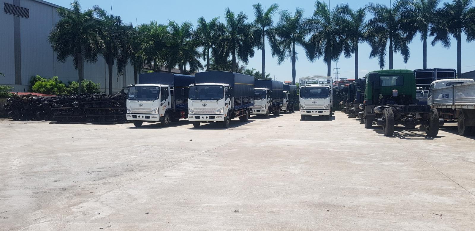 Xe tải Faw Tiger V 8 tấn mui bạt thùng dài 6m2-0