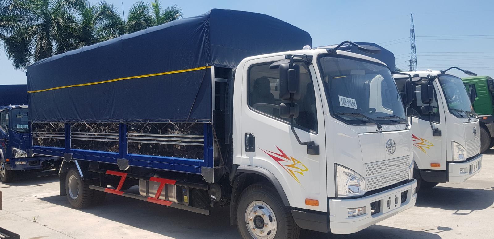 Xe tải Faw Tiger V 8 tấn mui bạt thùng dài 6m2-3