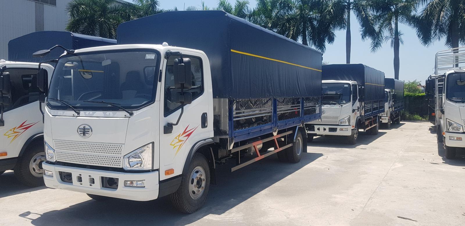 Xe tải Faw Tiger V 8 tấn mui bạt thùng dài 6m2-2