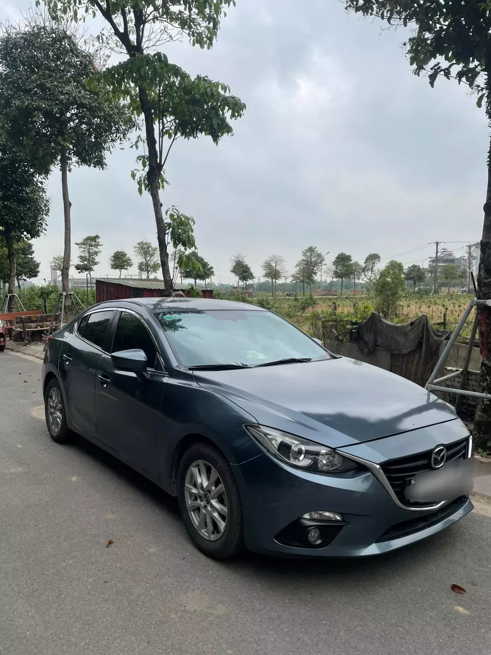 BÁN XE MAZDA 3 SX : 2016, màu xanh -1