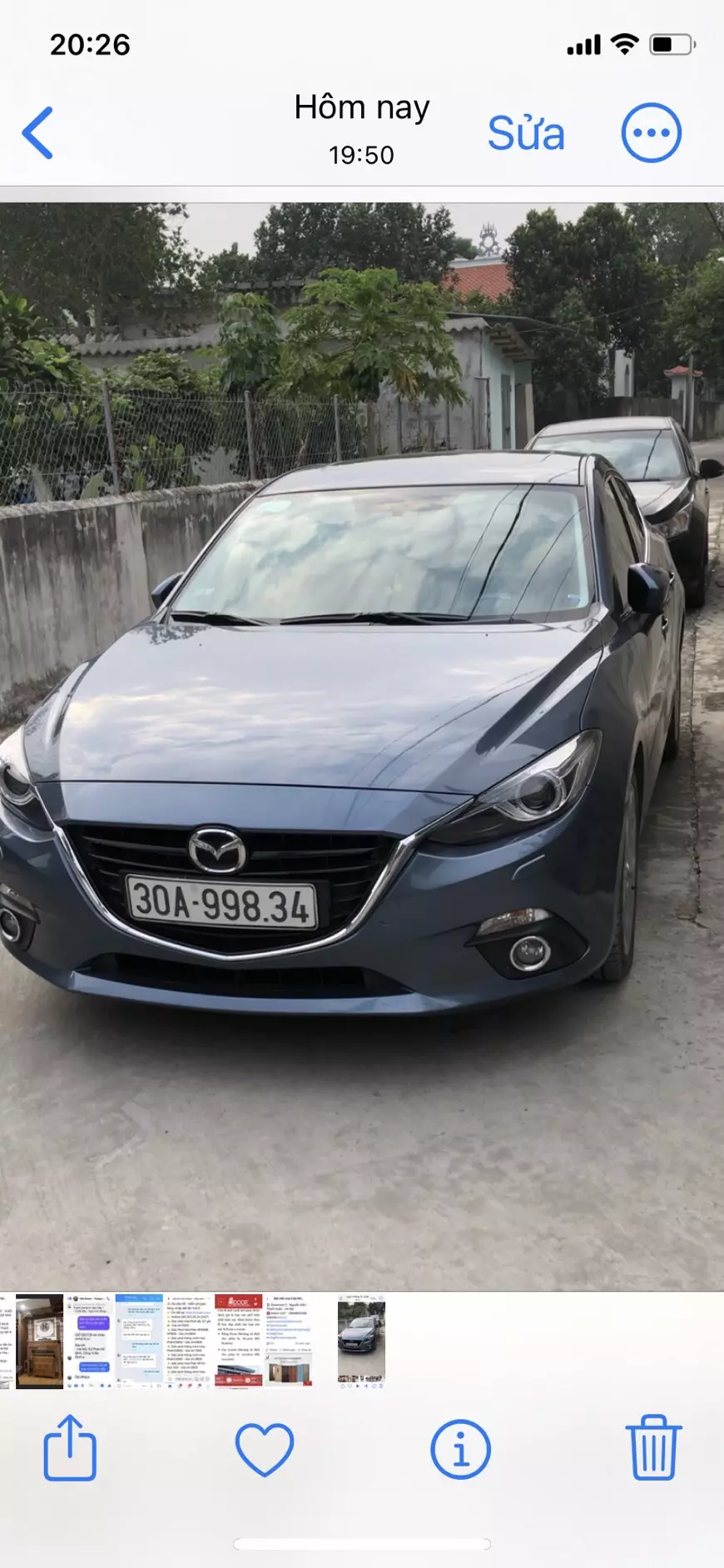 Chính chủ bán xe Mazda3 2.0 sản xuất 2016 -0