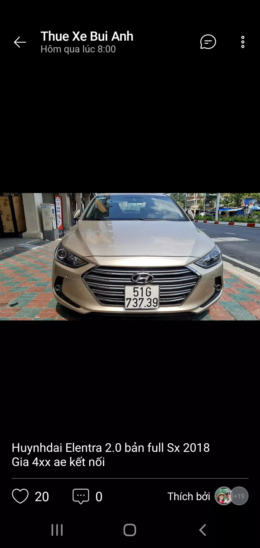 Chính chủ Cần Bán xe HYUNDAI Elantra 5 Chỗ -1