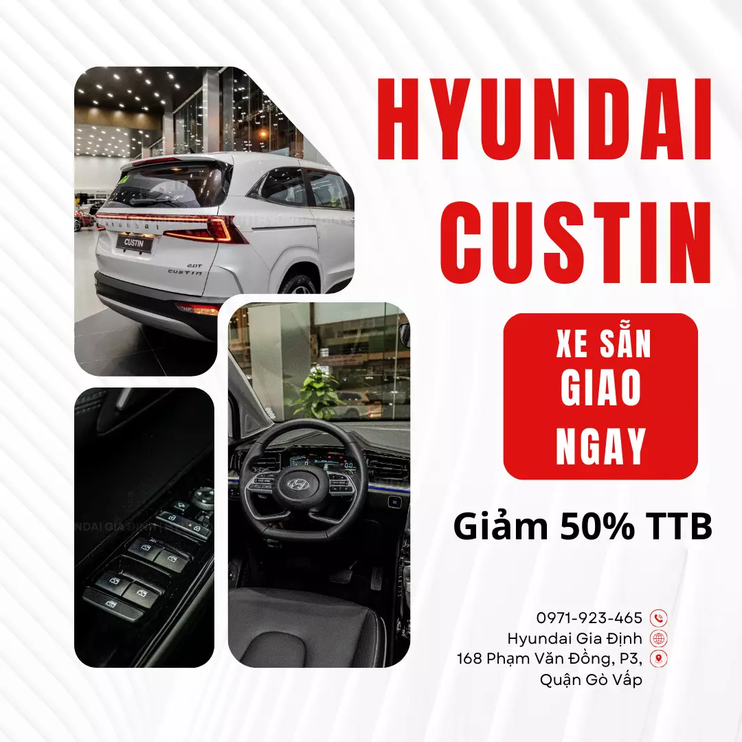 ƯU Đãi THÁNG 12 - 2  DÒNG XE CAO CẤP NHÀ HYUNDAI CUSTIN VA PALISADE GIẢM 50% THUẾ TRƯỚC BẠ-1