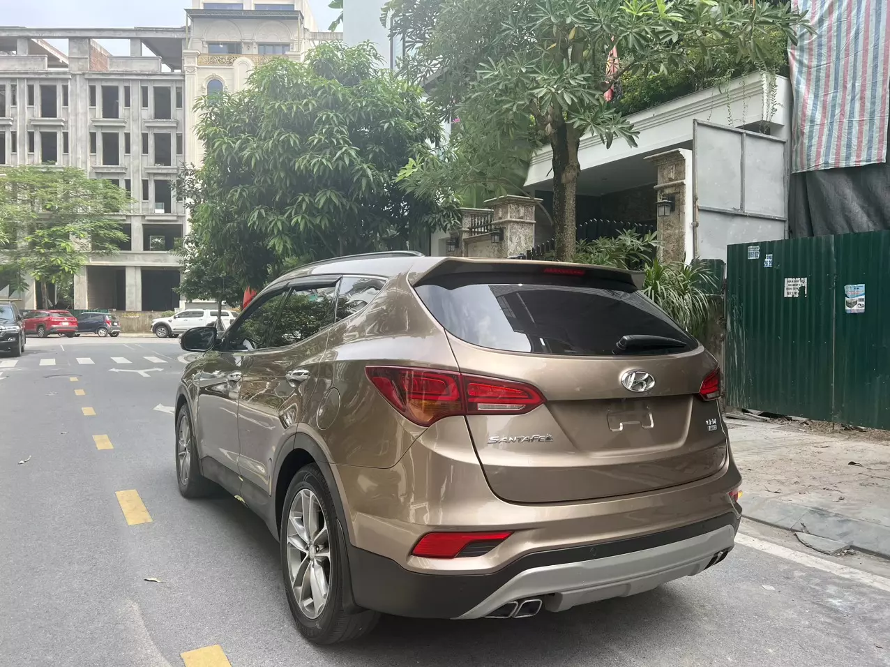 B&#225;n xe Hyundai Santafe 2.2D 2018 m&#225;y dầu-4