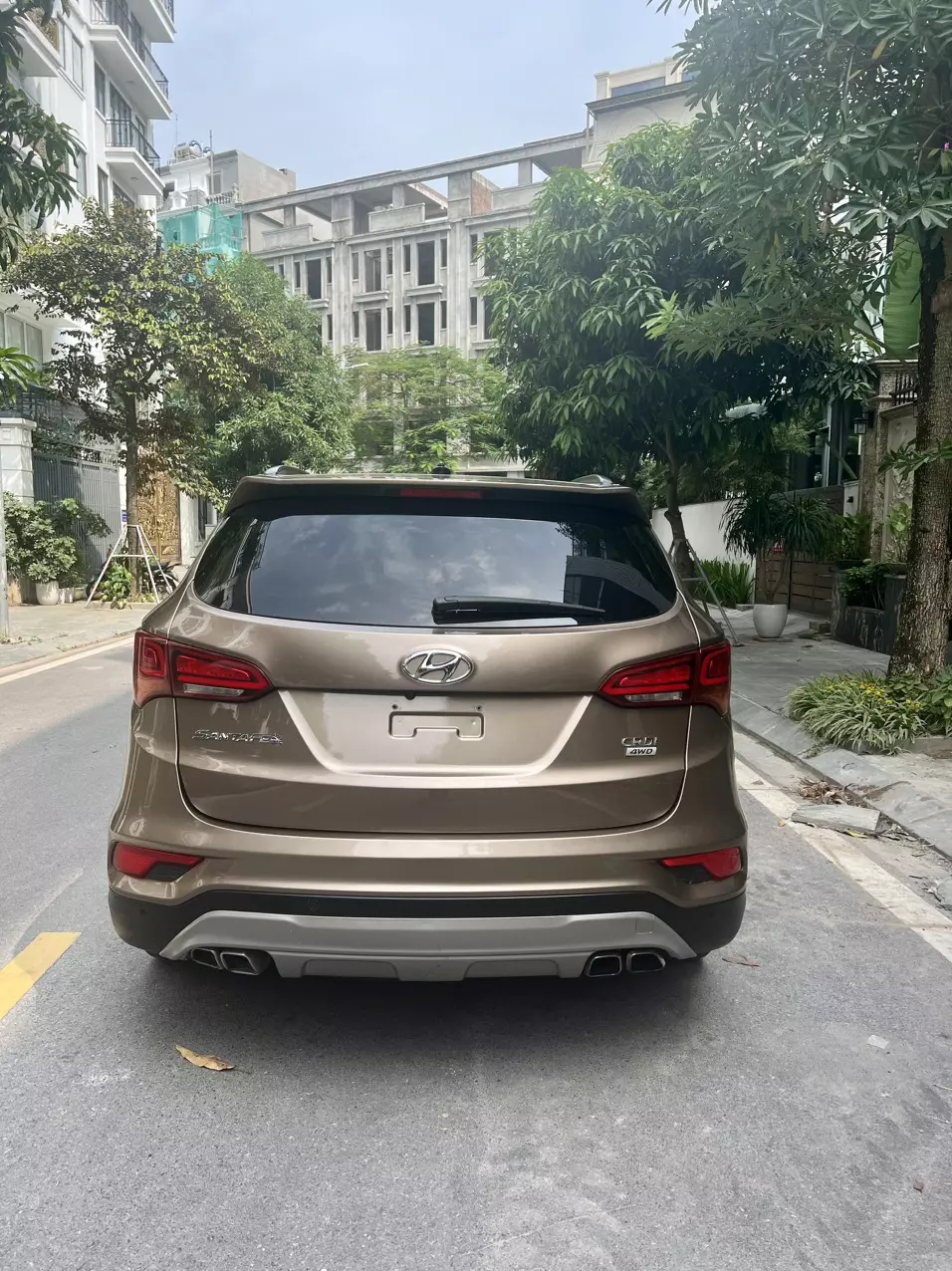 B&#225;n xe Hyundai Santafe 2.2D 2018 m&#225;y dầu-5