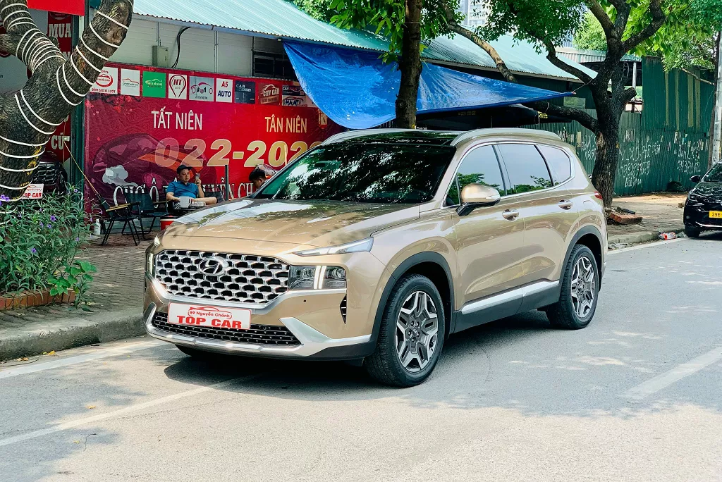 Hyundai Santafe 2.5 Premium sản xuất 2021 bản xăng cao cấp-3