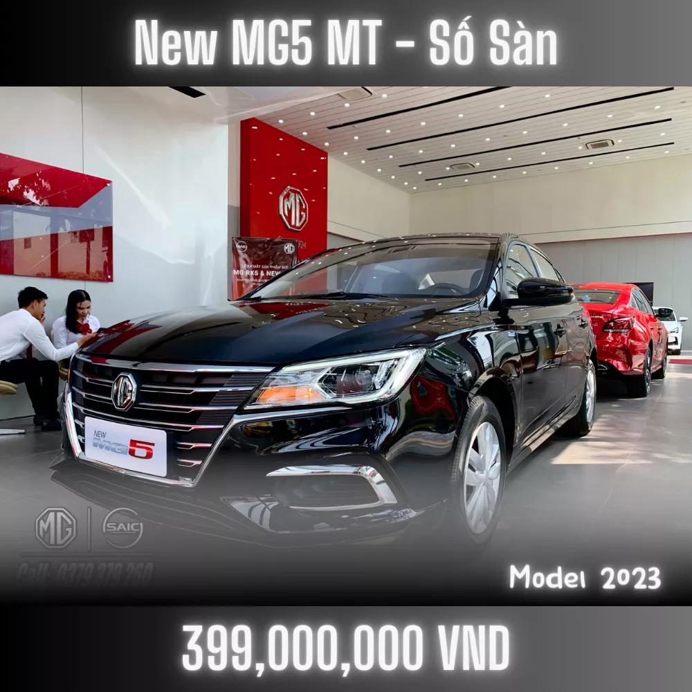 New MG5 2023 chỉ 399 củ, miễn thuế, trả trước chỉ 50-80 củ nhận xe-3