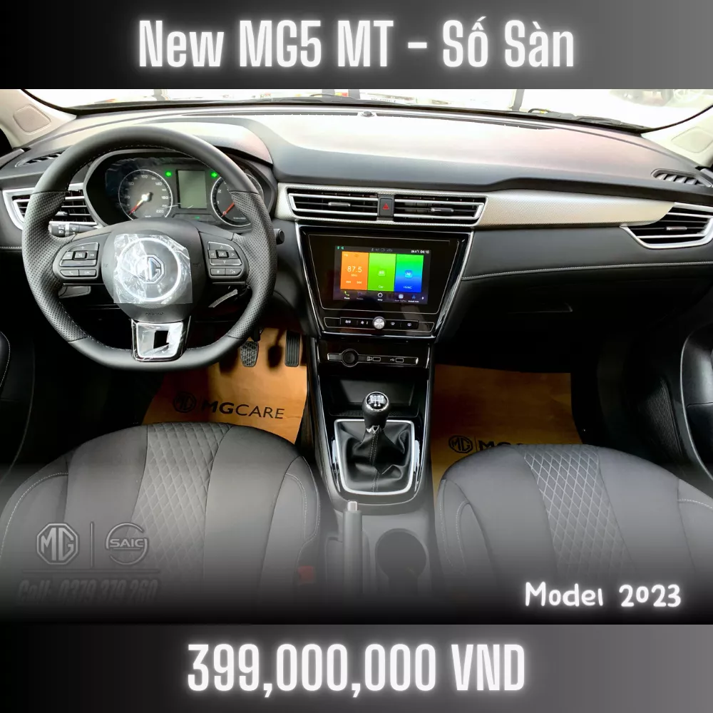 New MG5 2023 chỉ 399 củ, miễn thuế, trả trước chỉ 50-80 củ nhận xe-9