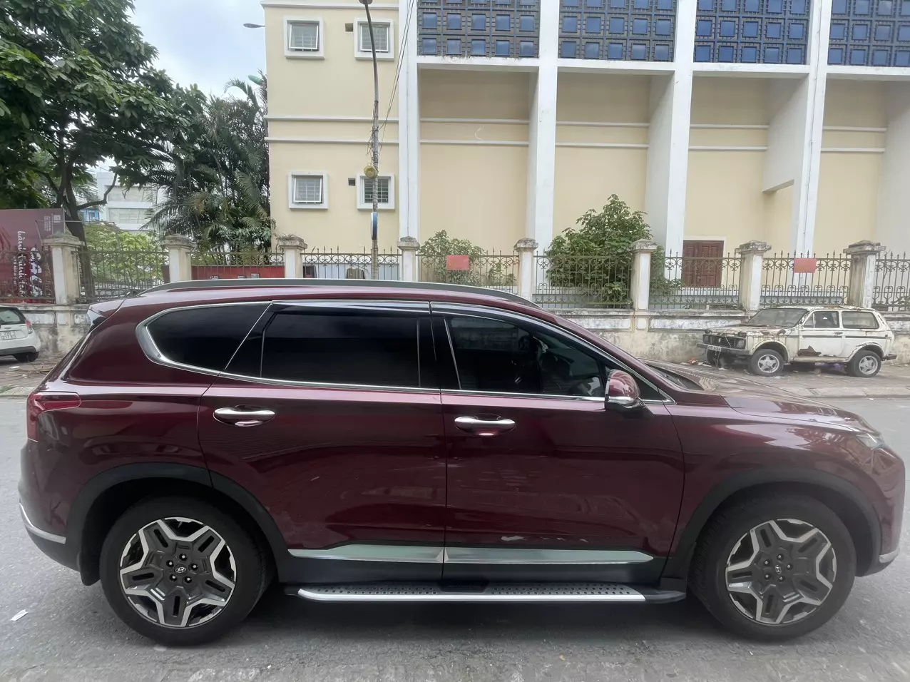 Chính chủ cần bán xe Santafe 2022 bản full dầu-0