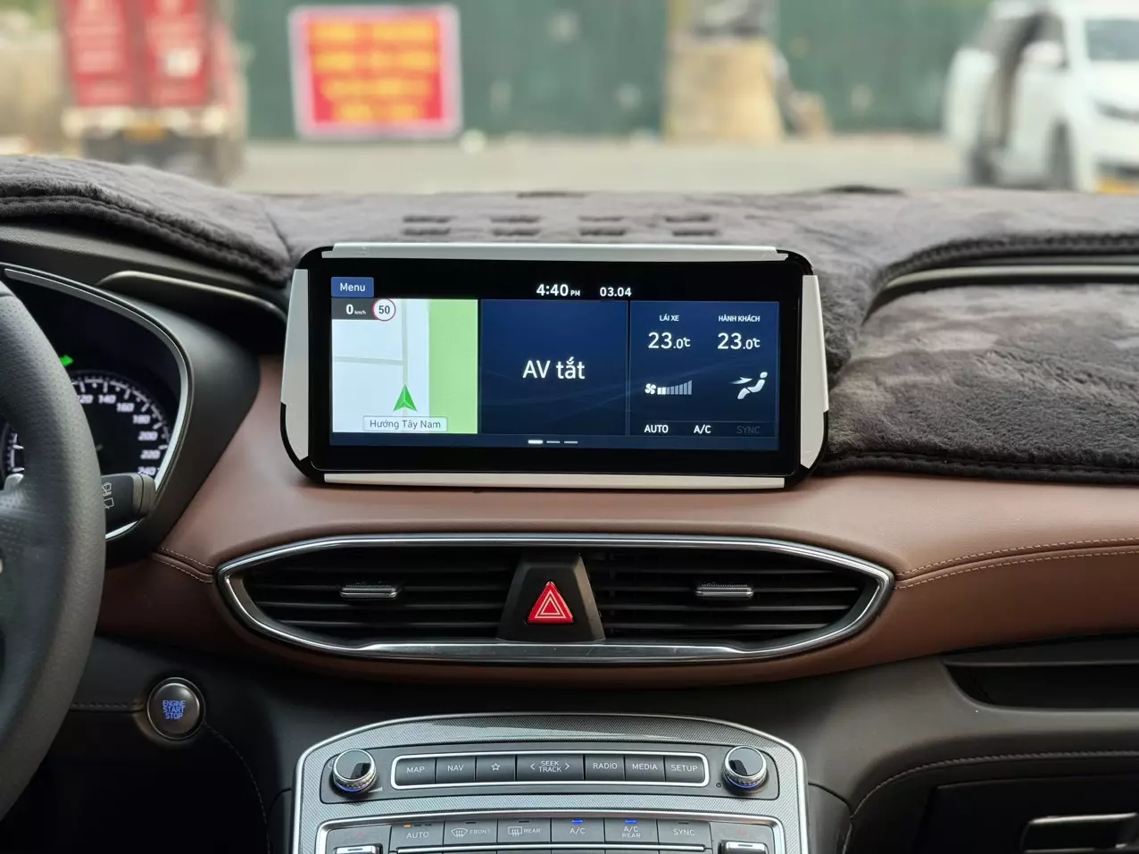 BÁN XE HYUNDAI SANTA-FE  2.5AT 2022 - GIÁ : 978 TRIỆU.-6