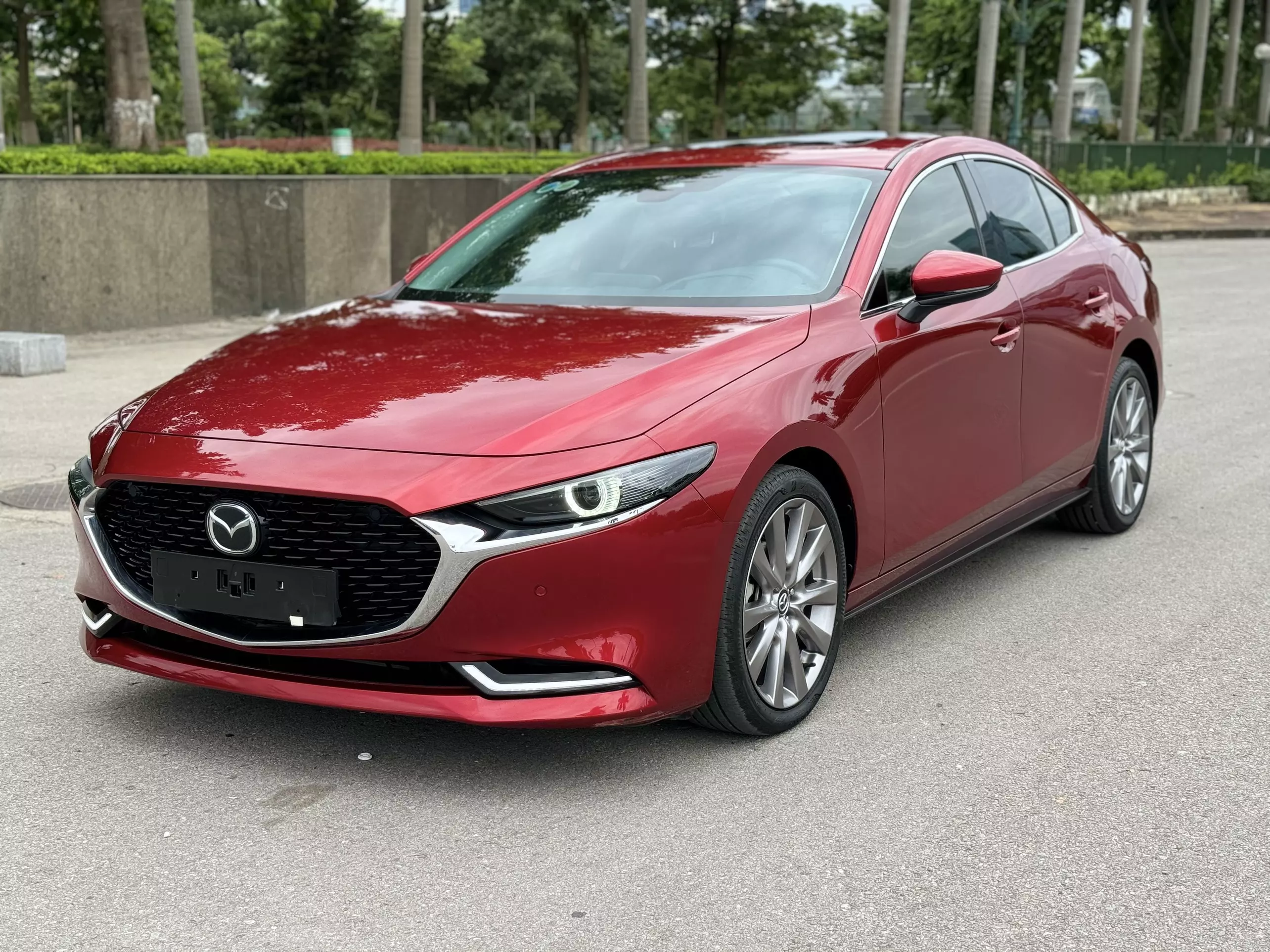 BÁN XE Mazda 3 2019 form 2020 lăn bánh 4/2020 đi 3v. Bản 2.0 signature premium kịch nóc. - 575tr-0