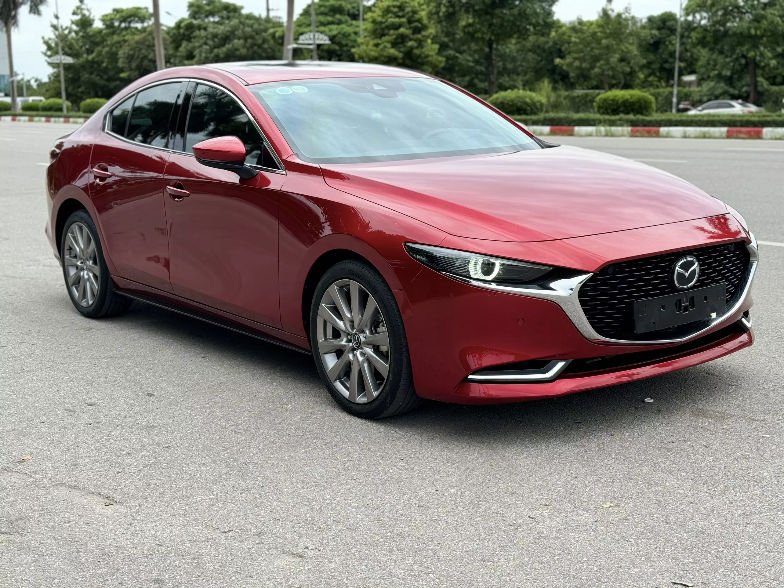 BÁN XE Mazda 3 2019 form 2020 lăn bánh 4/2020 đi 3v. Bản 2.0 signature premium kịch nóc. - 575tr-3