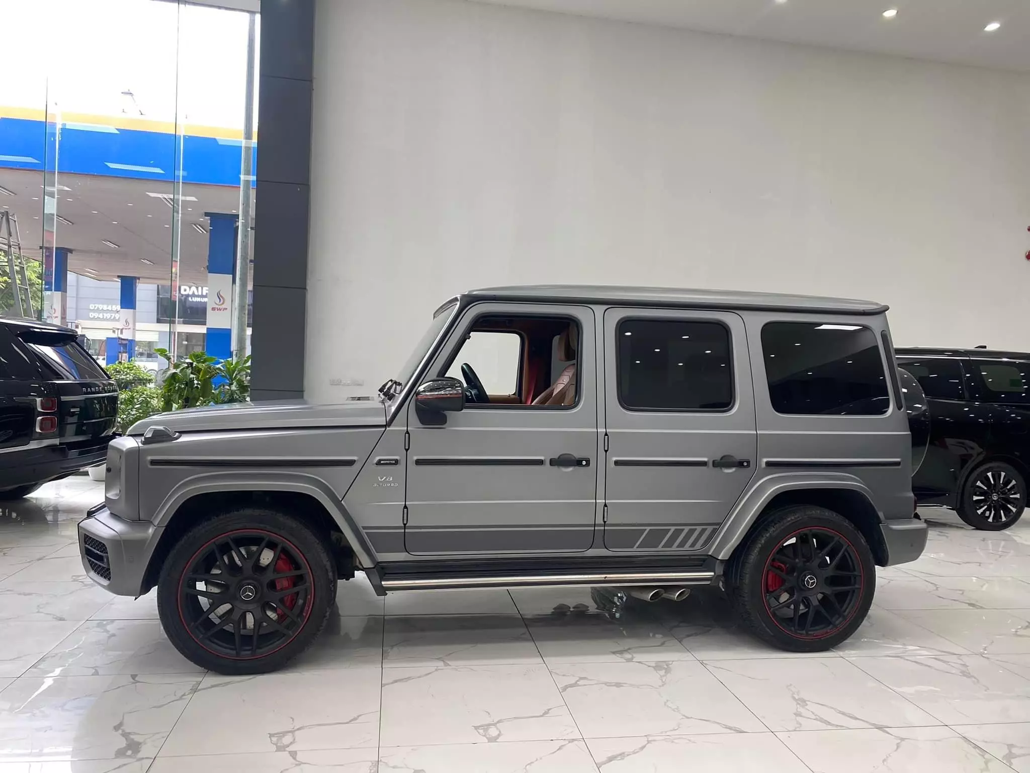 Bán Mercedes G63 Edition one Model 2020, xám xi măng, nội thất Hermes-2