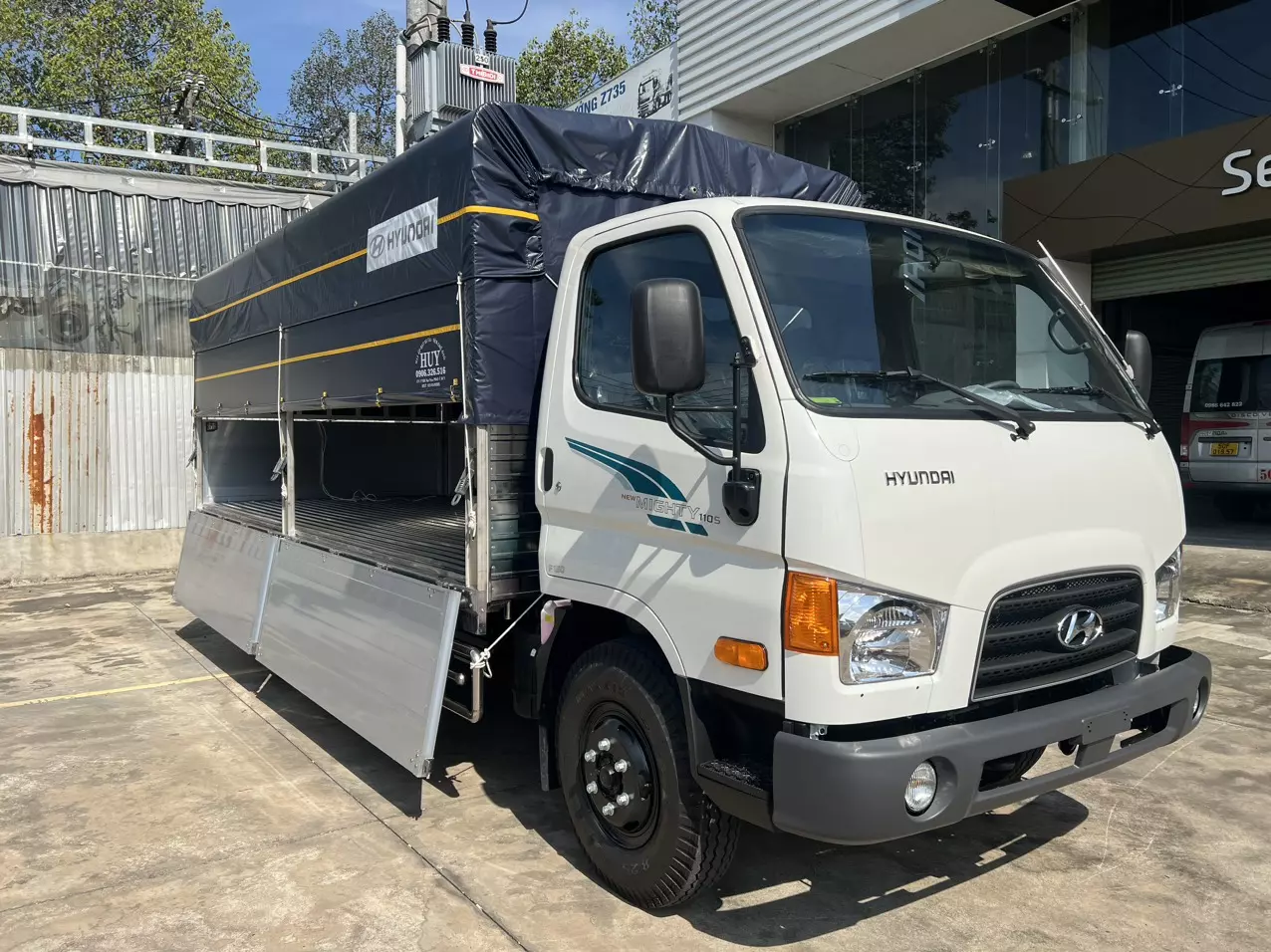 Bán xe Hyundai Mighty 110SP thùng bạt -0