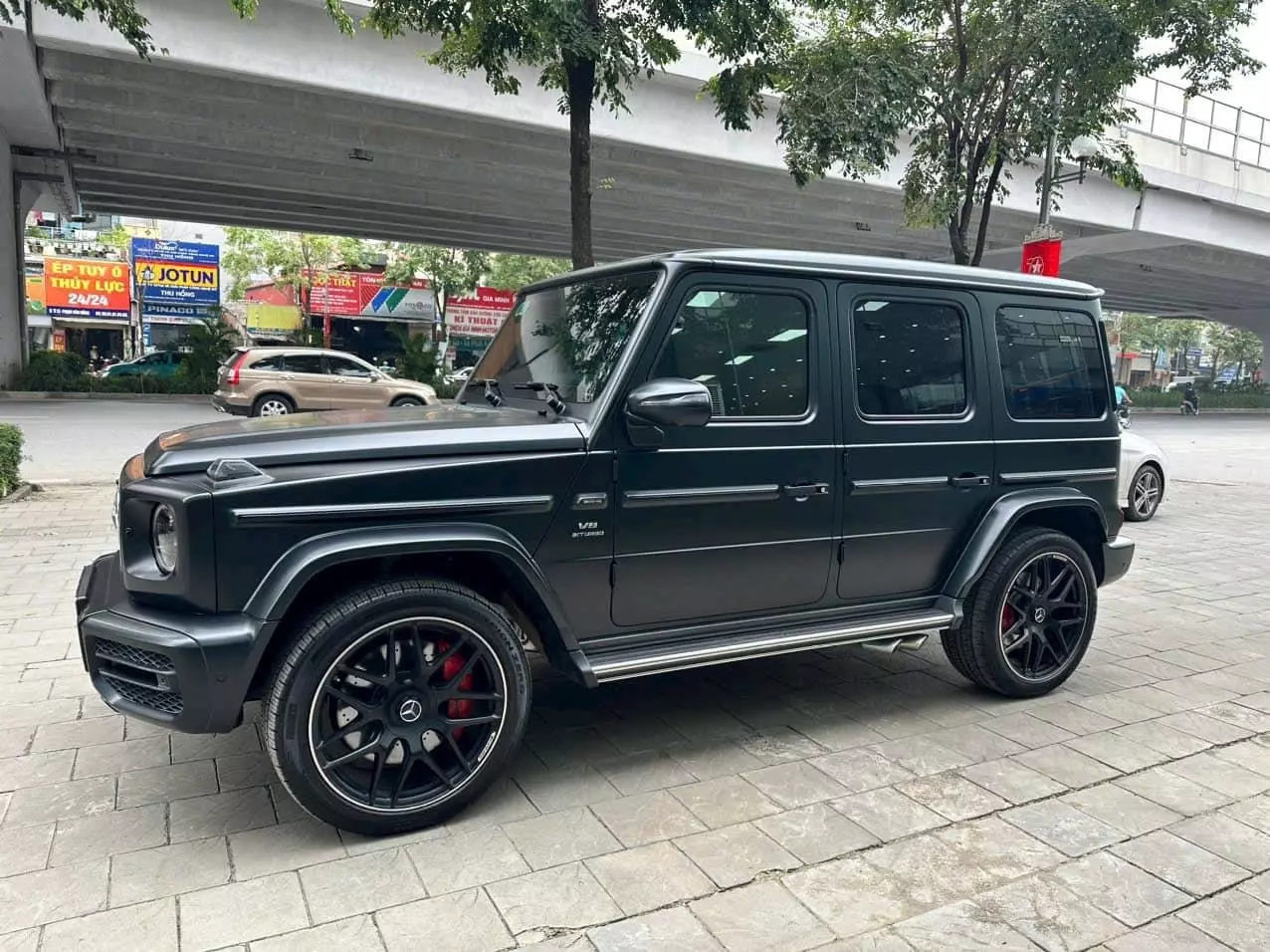 Mercedes G63 AMG sản xuất 2021, lăn bánh 1 vạn km, xe đẹp như mới.-4