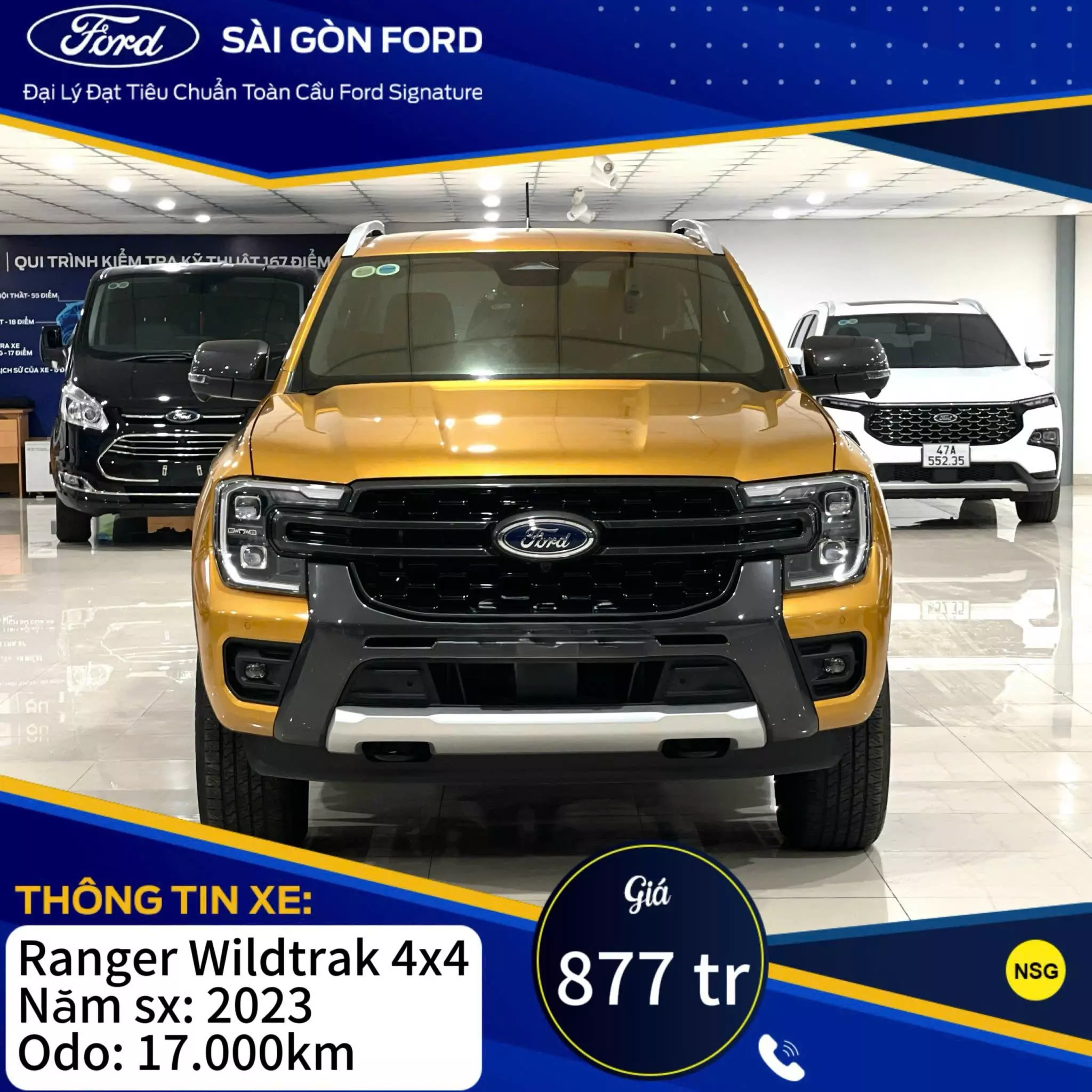 Cần bán xe Ford Ranger 2023, màu trắng, 678 triệu xem trực tiếp tại Showroom Saigon Ford-3