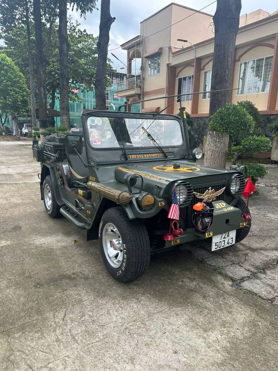 Cần bán nhanh xe Jeep Lùn A2 sx truoc 1975.-0