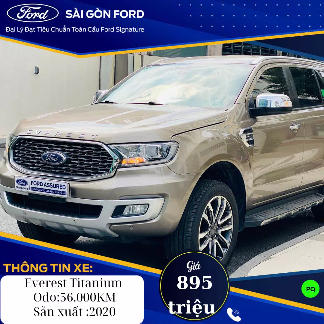 Cần bán Ford Everest Titanium 2020 – Xe đẹp, giá tốt, bảo hành chính hãng -7