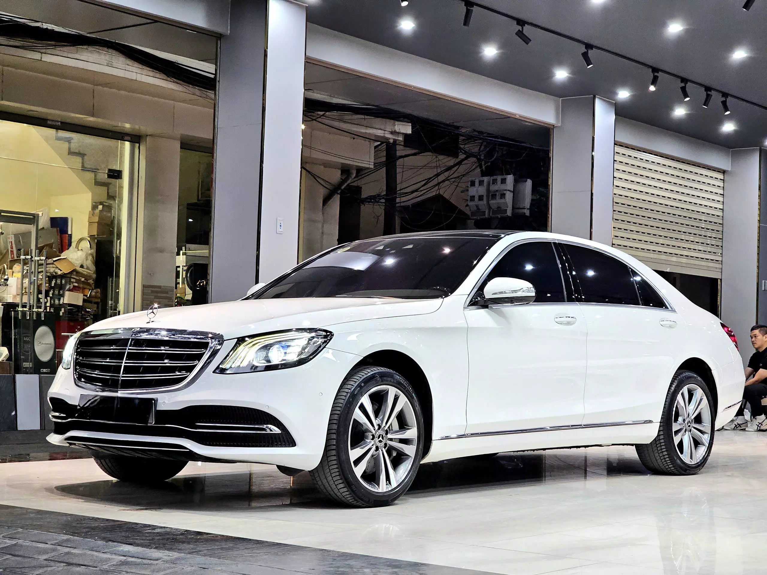 Mercedes  S450L Màu trắng / nội thất nâu -9