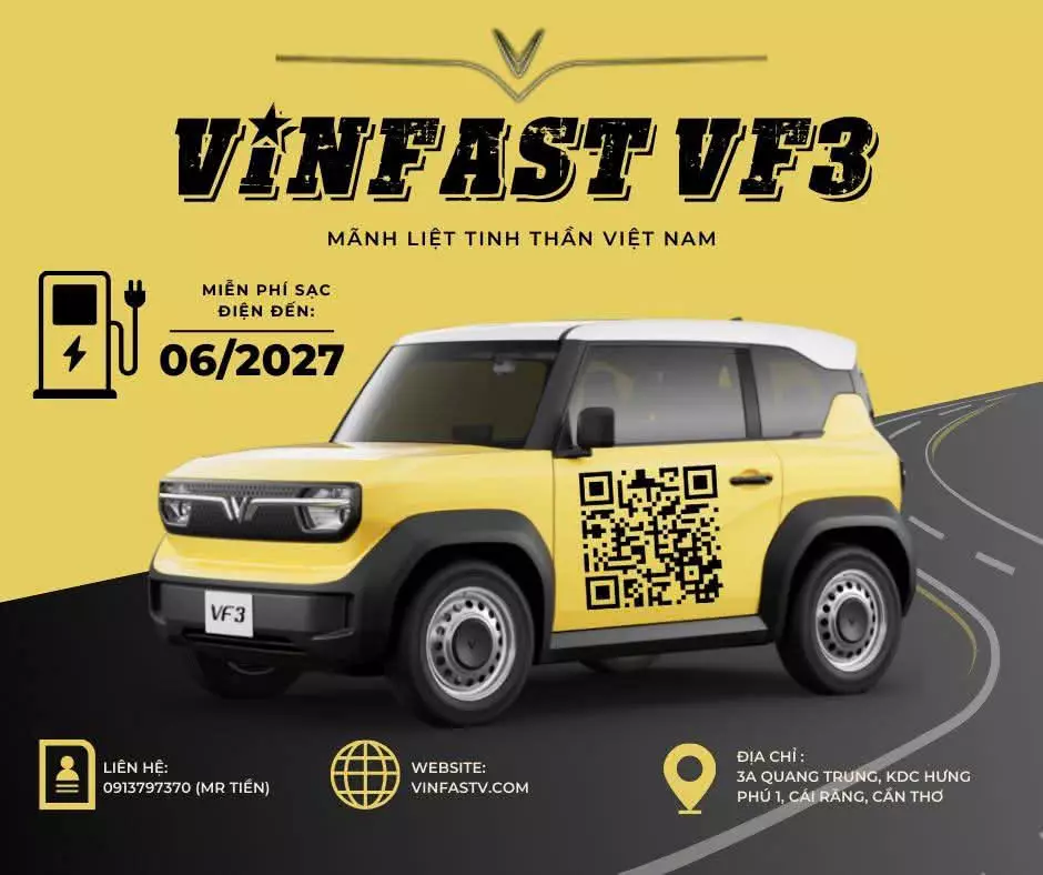 SỞ HỮU EM VINFAST VF3 NÀY NHÉ CẢ NHÀ (GIÁ TỪ 299 TRIỆU)-1