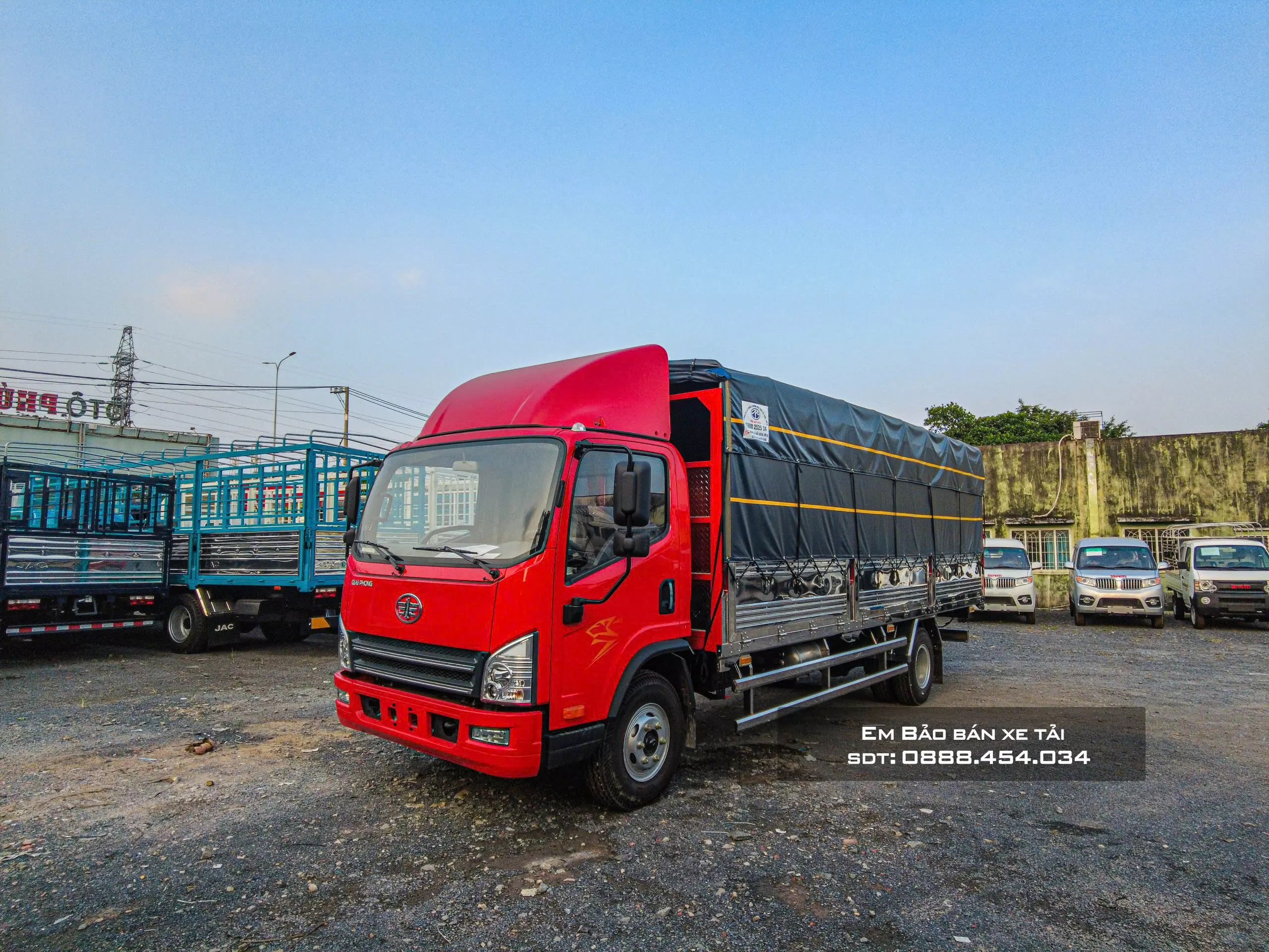 XE TẢI FAW TIGER 8 TẤN 5, THÙNG DÀI 6M2-1