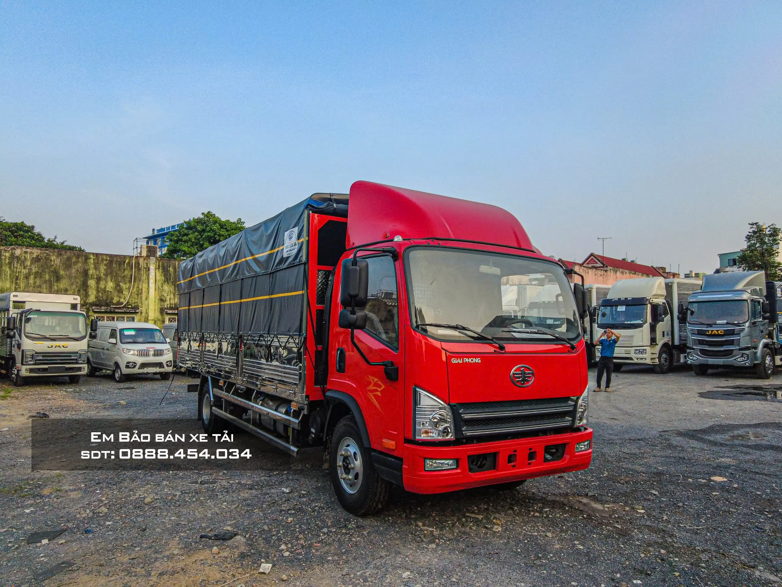 XE TẢI FAW TIGER 8 TẤN 5, THÙNG DÀI 6M2-4