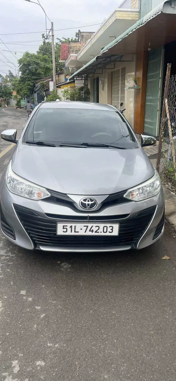 Bán Toyota Vios 1.5E 2018, Màu bạc , 68000km , Giá 295 triệu-0