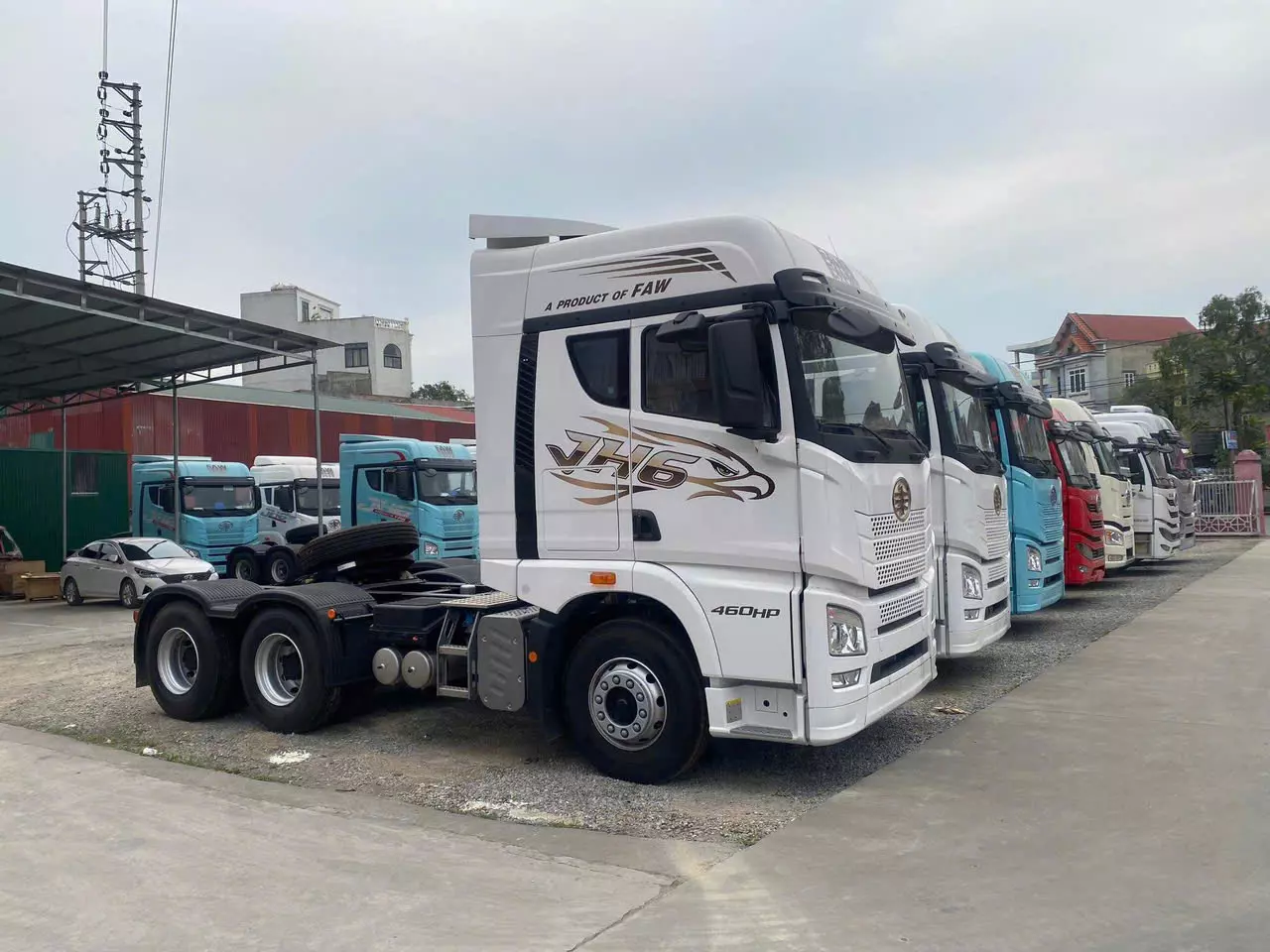 FAW 460 phiên bản Cầu dầu, Cầu láp -2