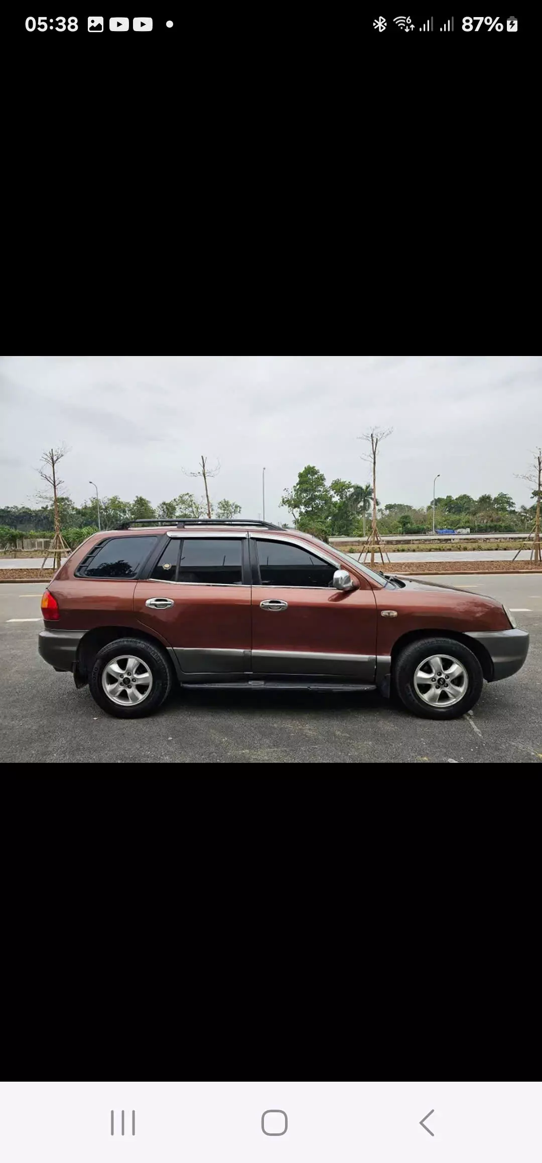 Hyundai SantaFe số tự động- 158 triệu-0