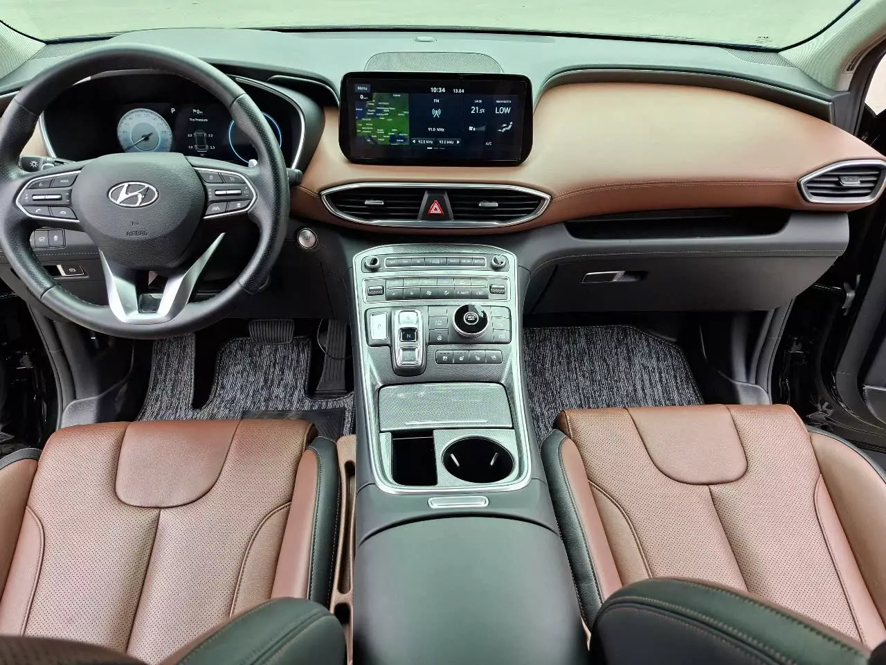 Chính chủ bán Santafe Premium 2.5L HTRAC, sản xuất 2022 màu đen, đăng ký tên cá nhân-5