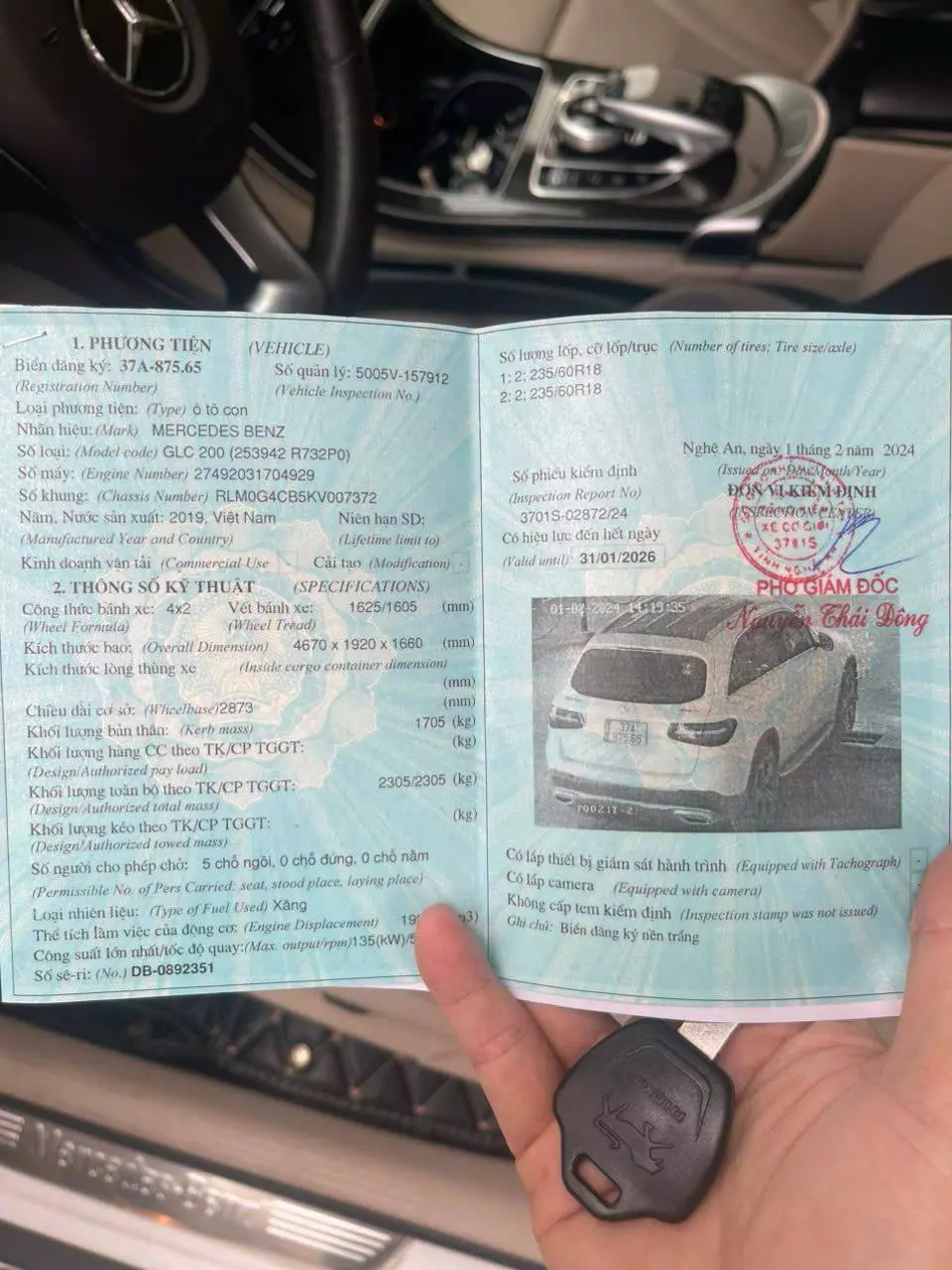 Mercedes Benz GLC Class 2019 - 48000 km-1