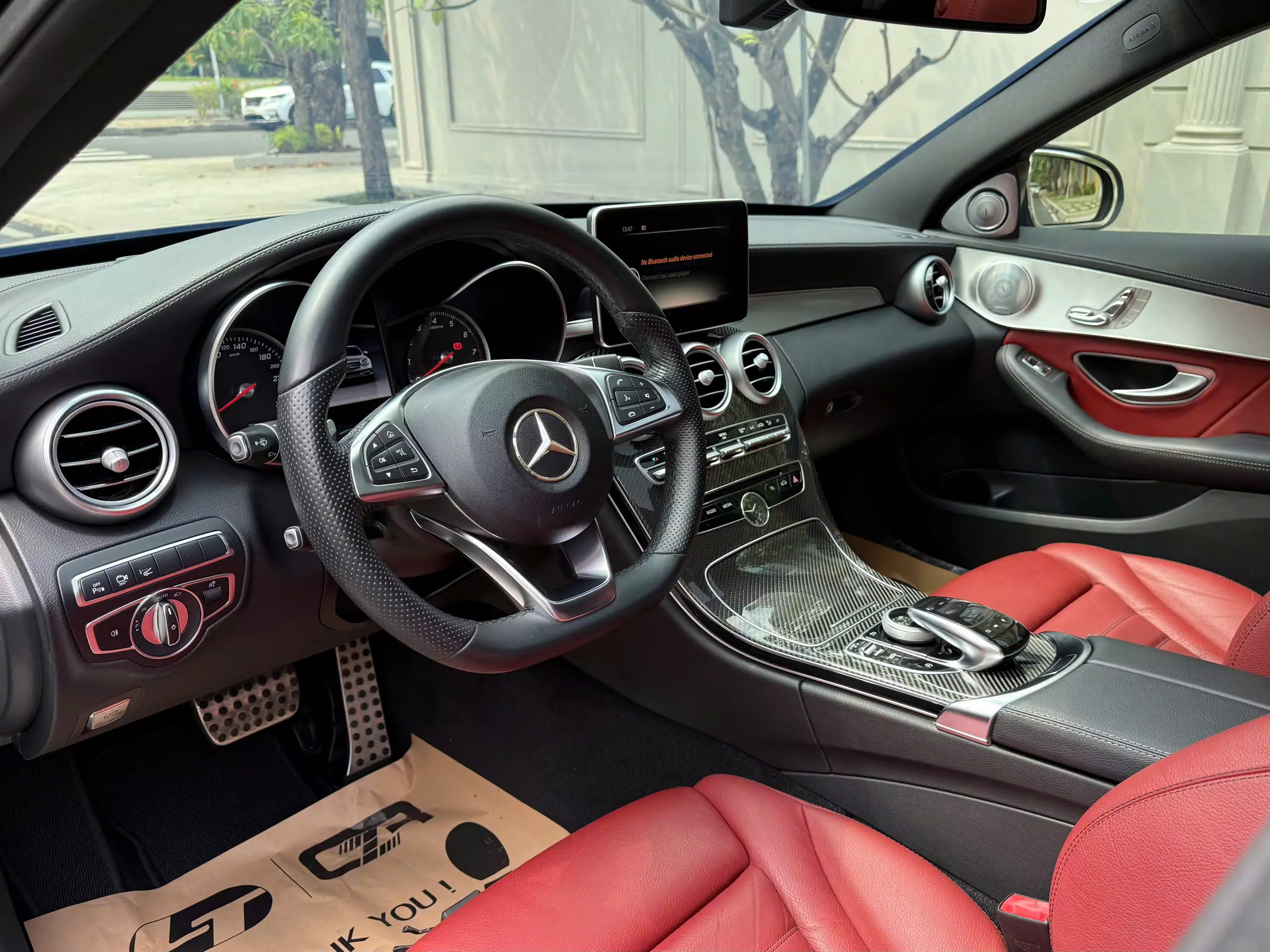 Mercedes C300 AMG sx 2017 model 2018 mẫu xe hộp số 9 cấp bản có carbon -5