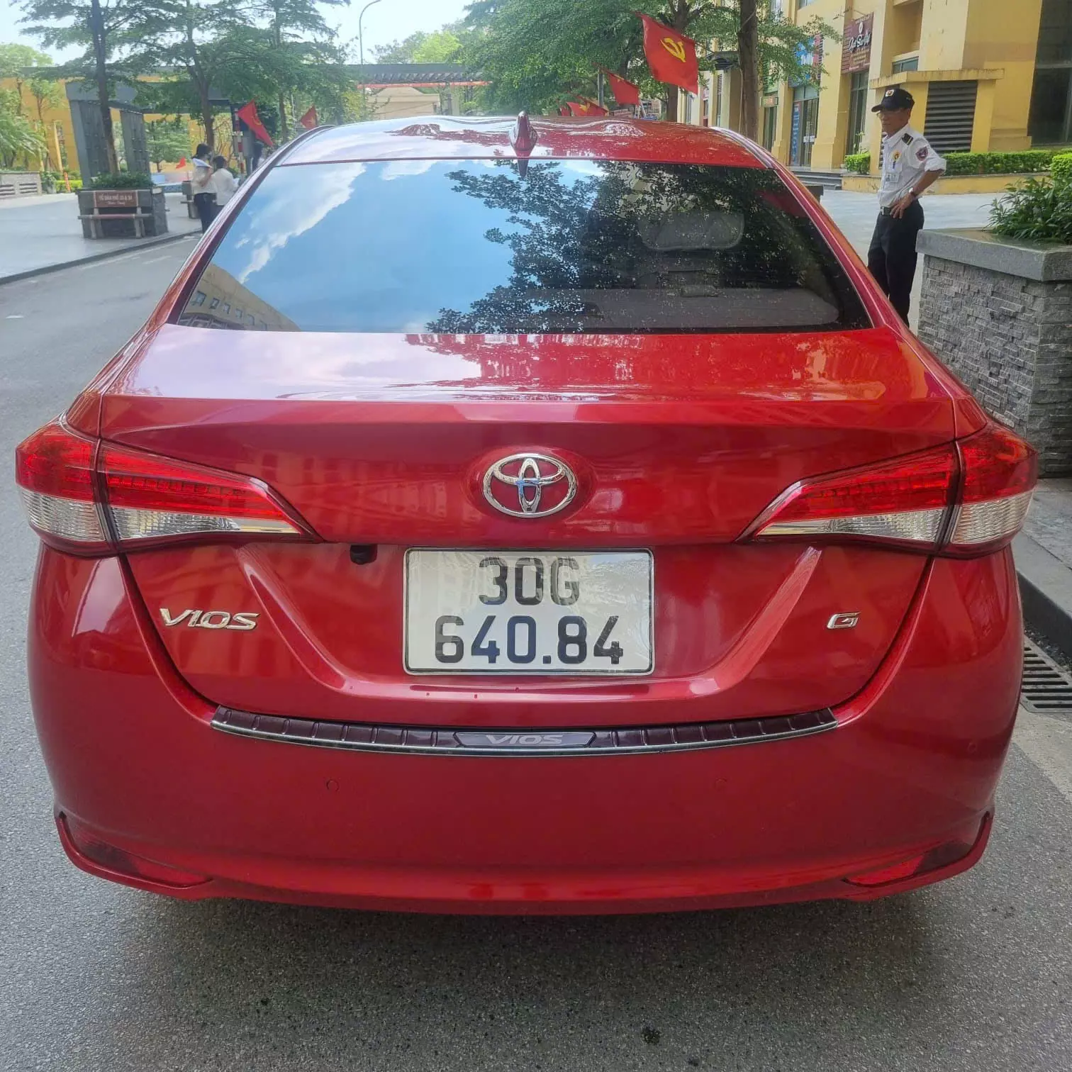 Toyota Vios 1.5G CVT đời 2020, màu đỏ-0