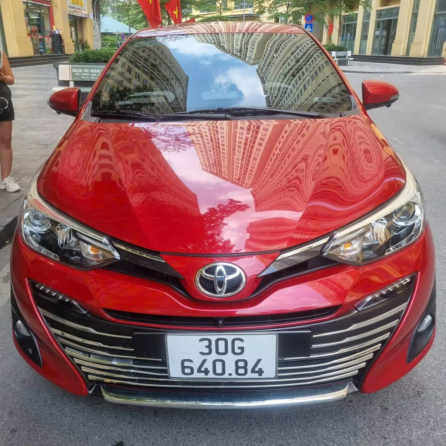 Toyota Vios 1.5G CVT đời 2020, màu đỏ-2