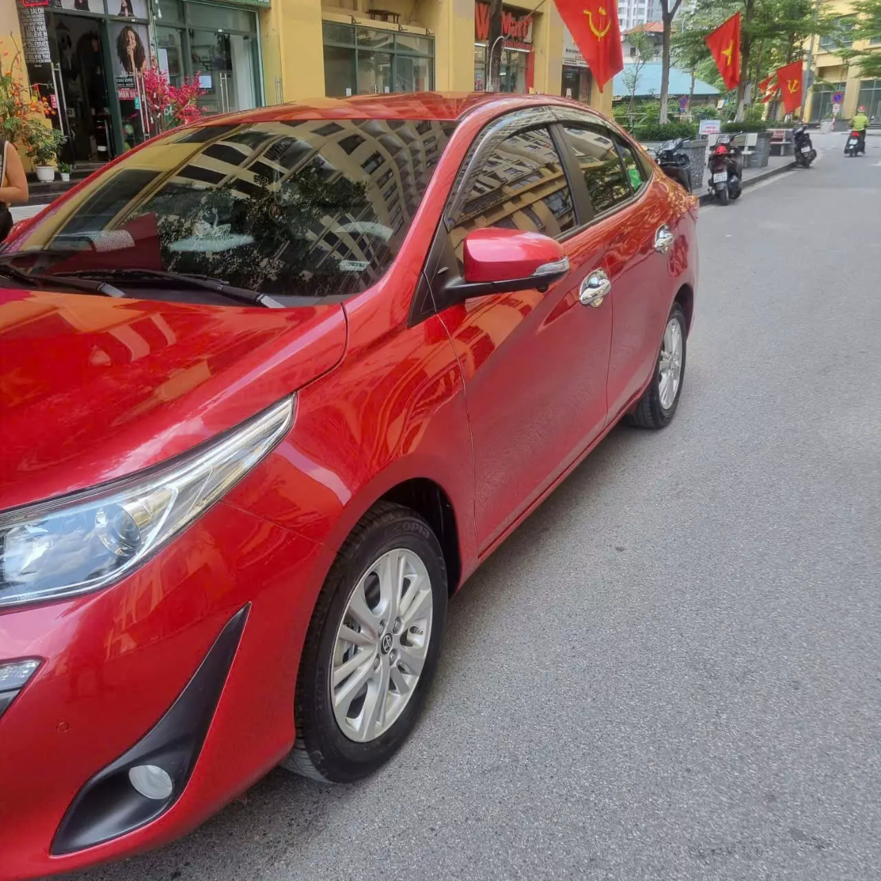 Toyota Vios 1.5G CVT đời 2020, màu đỏ-4
