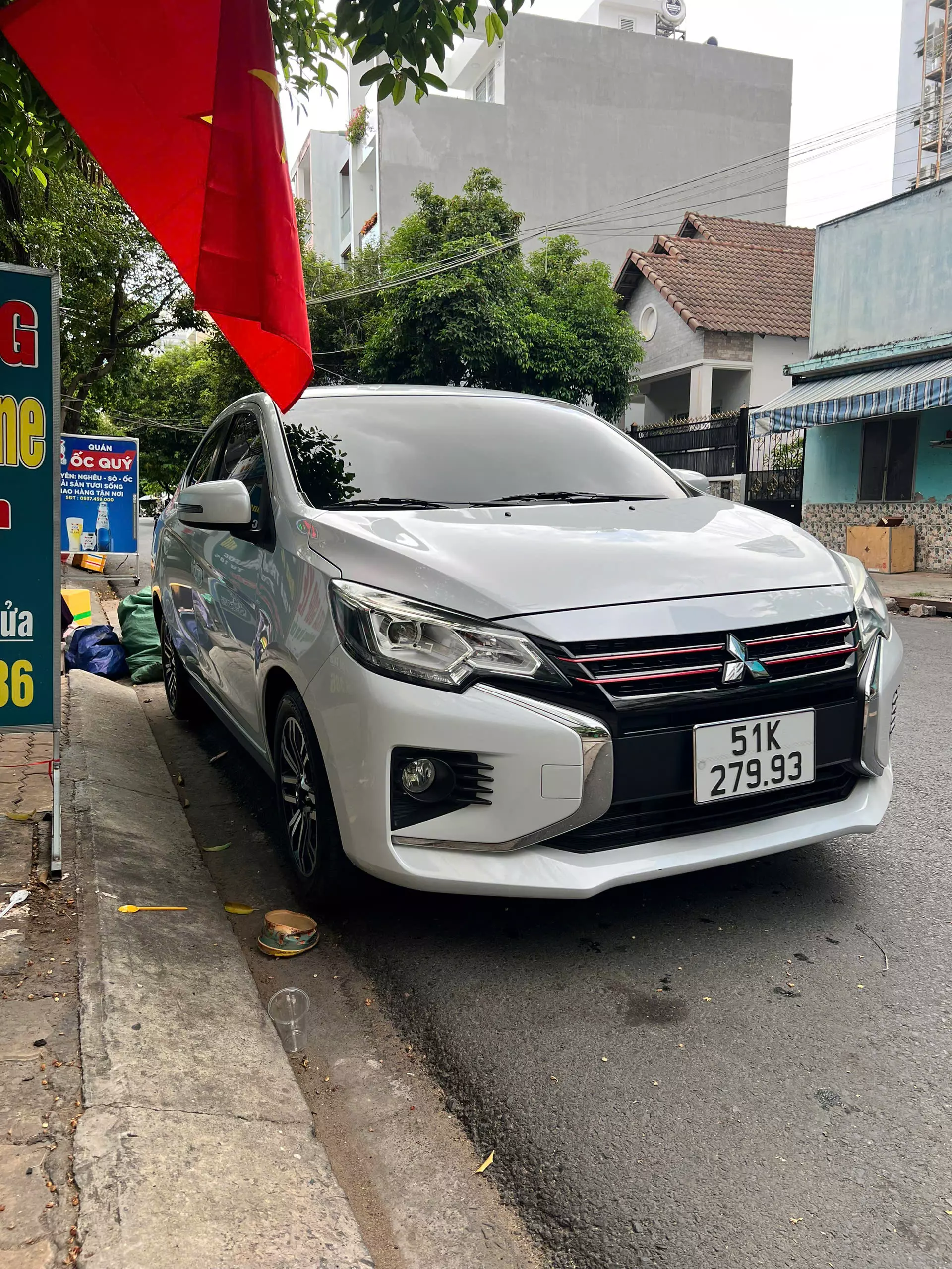 Mitsubishi Attrage: STĐ mới chạy 7.000km siêu lướt 4 võ theo xe-4