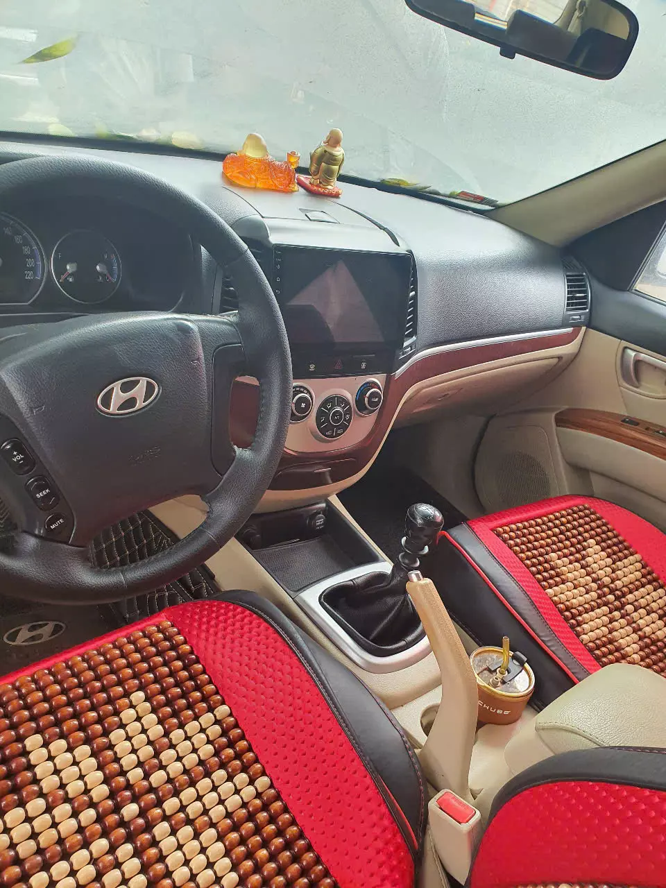 Chính chủ bán xe SANTAFE đăng ký 2009  máy  xăng 12 lít /100km, số tay-4