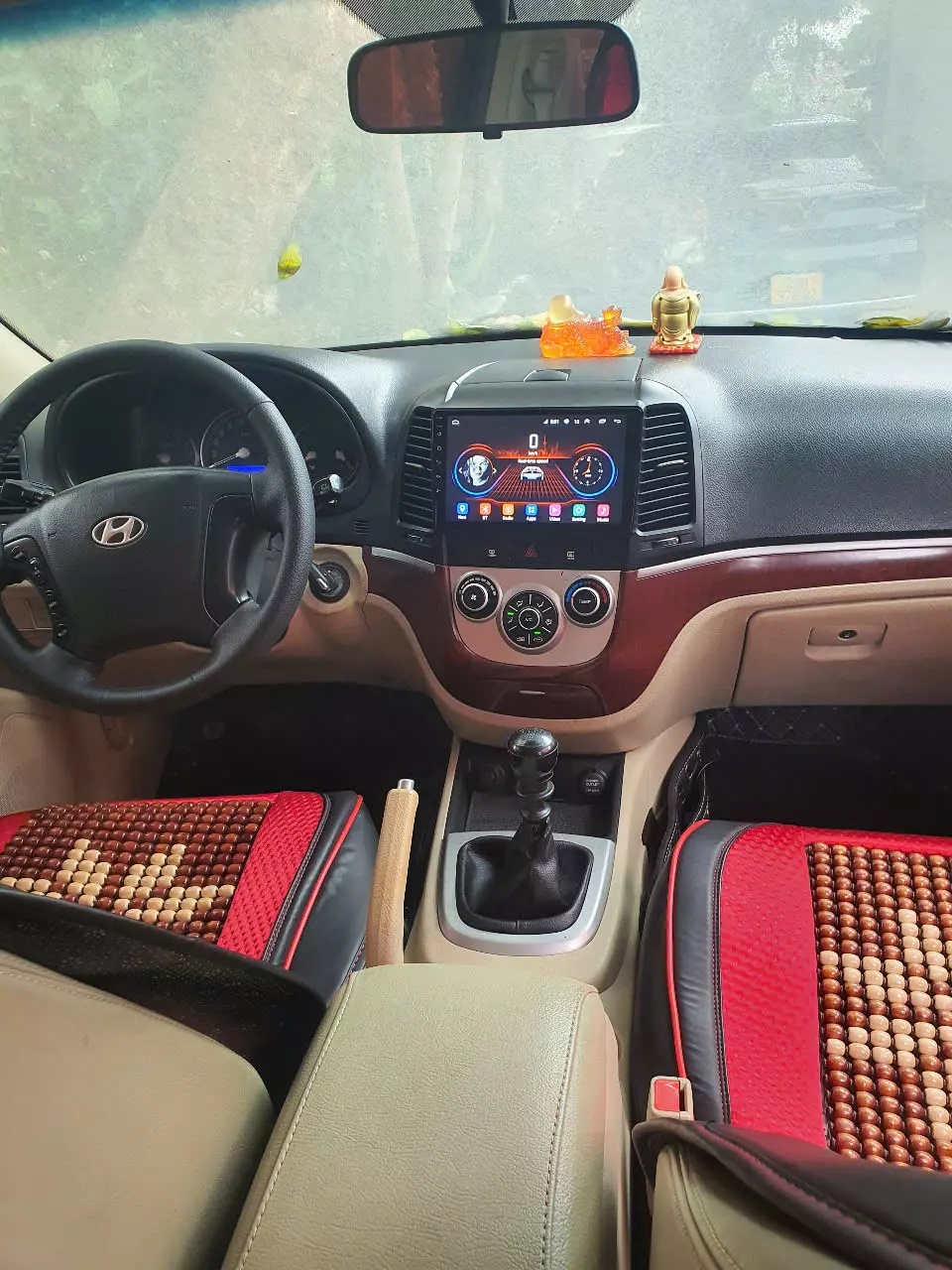 Chính chủ bán xe SANTAFE đăng ký 2009  máy  xăng 12 lít /100km, số tay-5