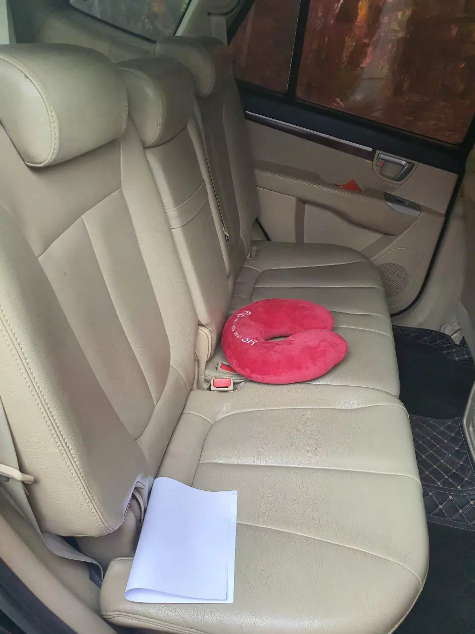 Chính chủ bán xe SANTAFE đăng ký 2009  máy  xăng 12 lít /100km, số tay-8