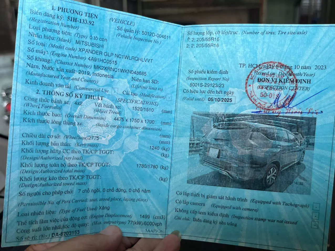 Chính chủ bán xe Xpander 2019 1.5AT-2