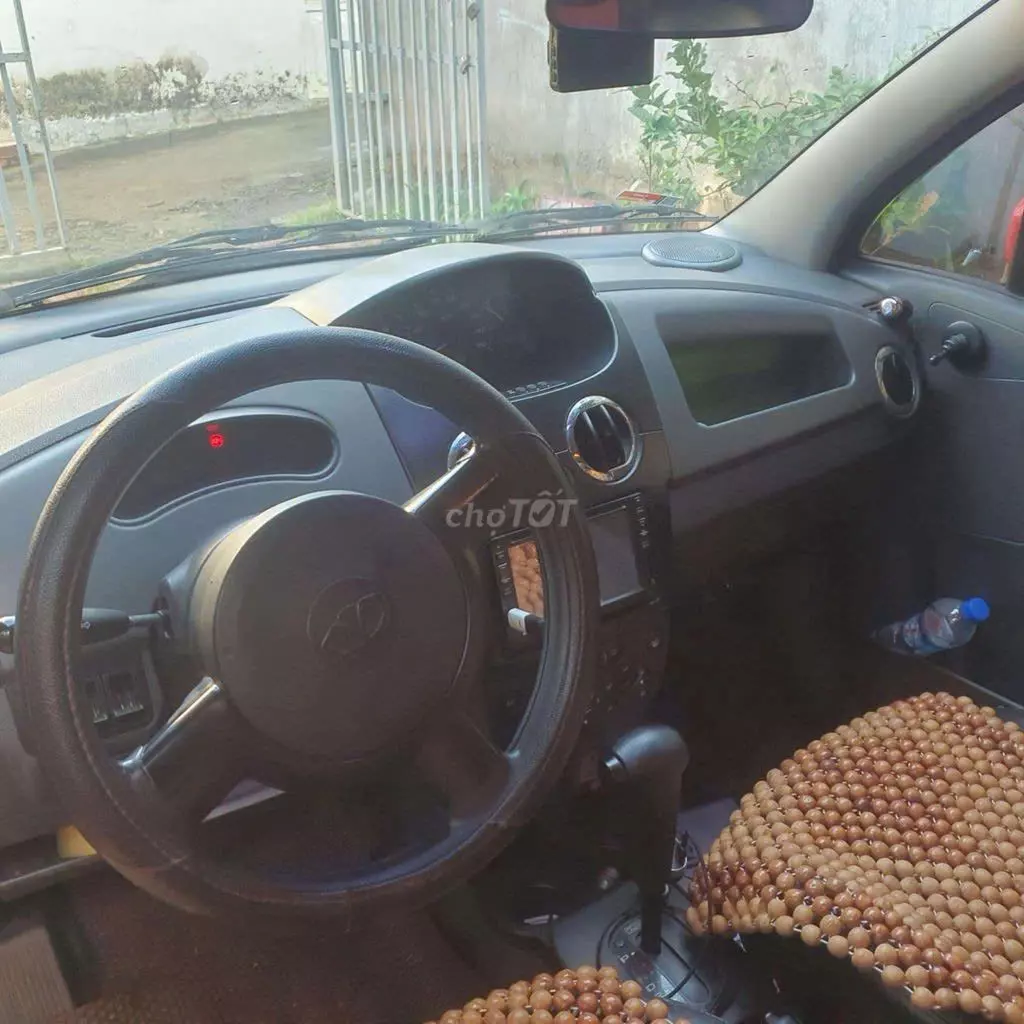 Chevrolet Spark đời 2008, màu đỏ nổi bật,-5