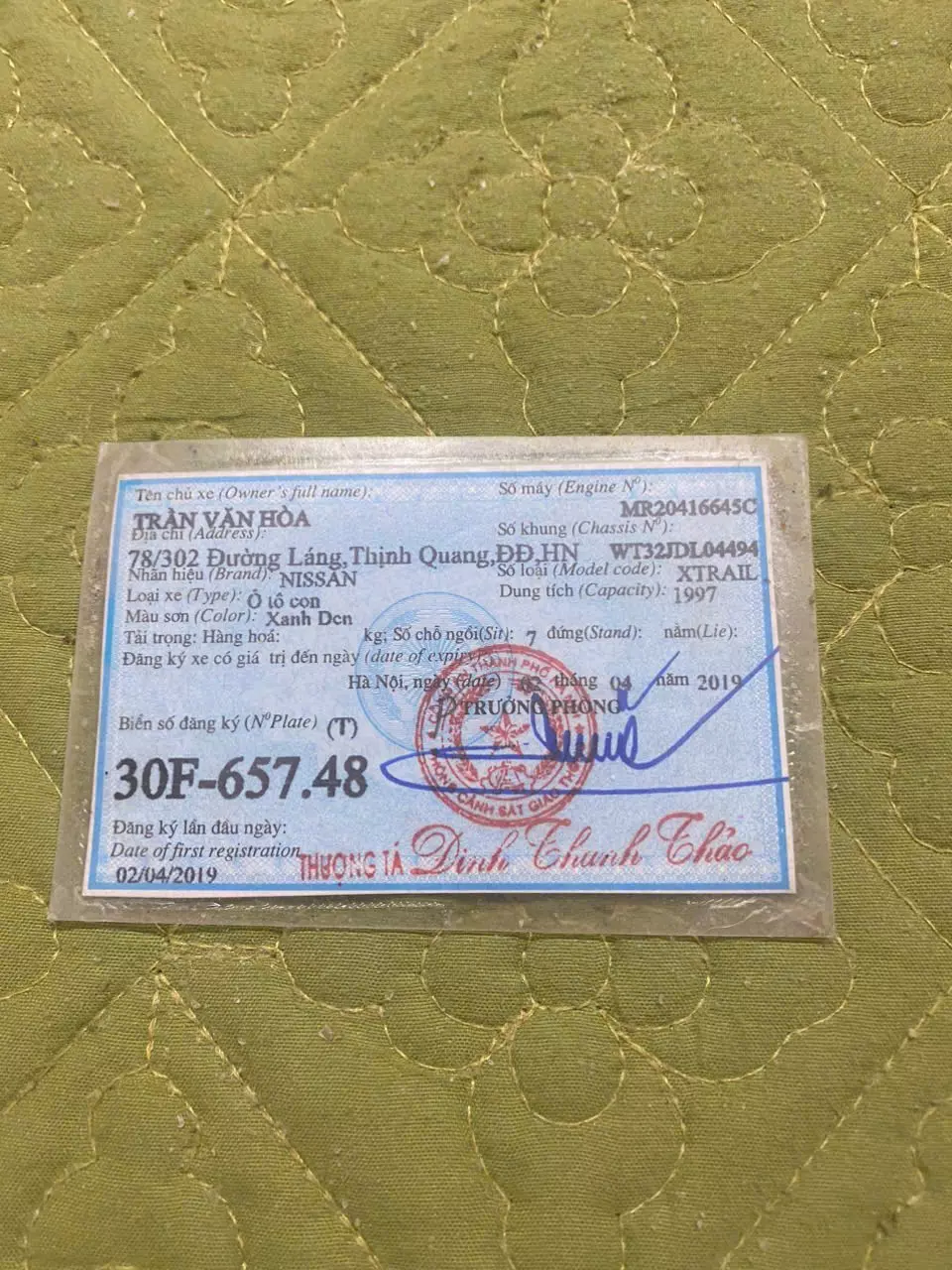 BÁN XE NISSAN X-TRAIL 2019 - CHÍNH CHỦ-0