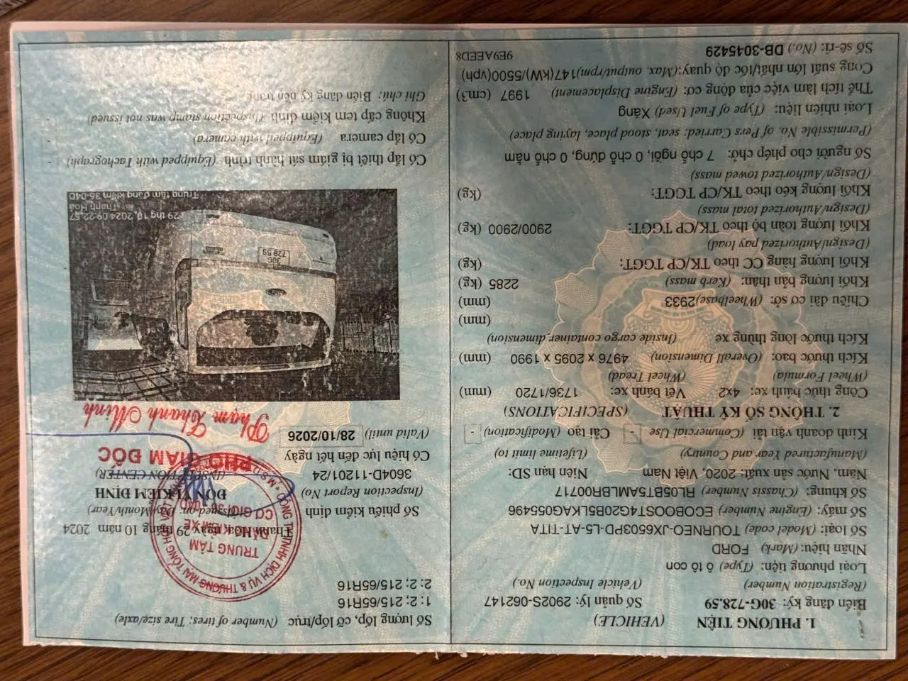 BÁN XE TẢI FORD - ĐÃ QUA SỬ DỤNG-0